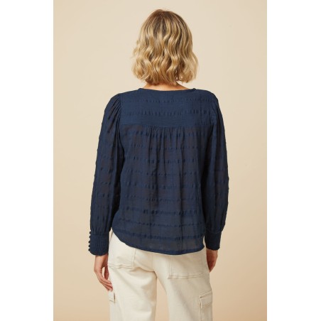 Limited Edition Roch Blouse | Navy Fresh Release