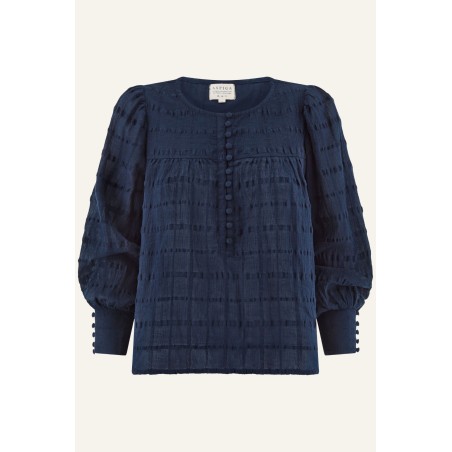 Limited Edition Roch Blouse | Navy Fresh Release