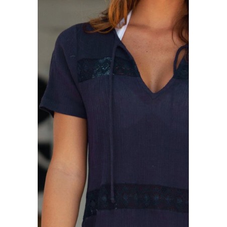 Limited Edition Roxy Kaftan | Navy On Hand Now