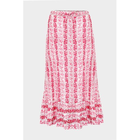 Limited Edition Sacha Skirt | Linear Botanical Pink New Collection