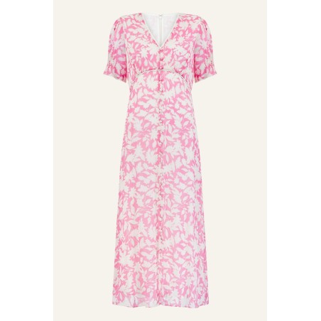 Limited Edition Sally Anne Tea Dress | Pink/Cream Ready for Shipment