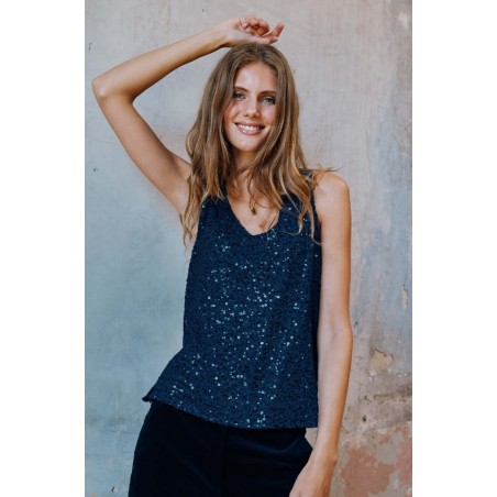 Limited Edition Sequin Cami | Blue Just In