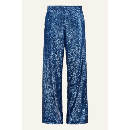 Limited Edition Sequin Trousers | Blue Available for Immediate Shipping