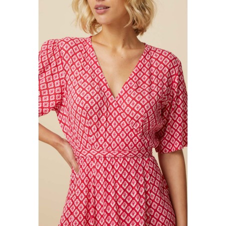 Limited Edition Shelley Wrap Dress | Cerise/Pink