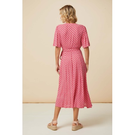 Limited Edition Shelley Wrap Dress | Cerise/Pink