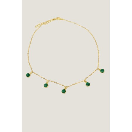 Limited Edition Sicily Necklace | Gold/Green Immediate Availability