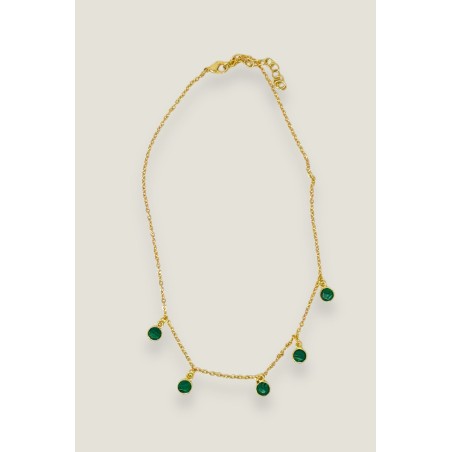 Limited Edition Sicily Necklace | Gold/Green Immediate Availability