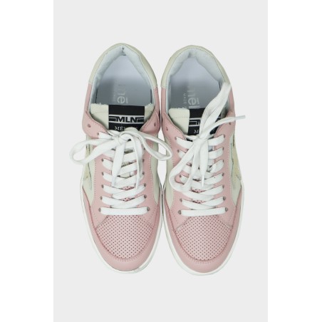 Limited Edition Vintage Effect Star Trainers | Pink/White Available for Immediate Shipping