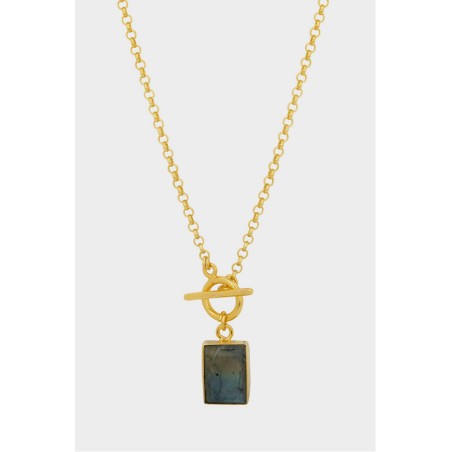 Limited Edition T-Bar Pendant Necklace | Gold New Collection