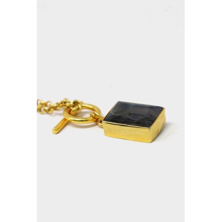 Limited Edition T-Bar Pendant Necklace | Gold New Collection