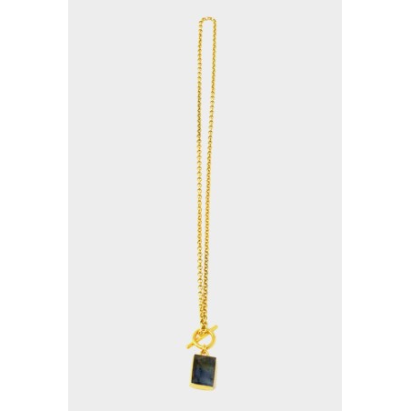 Limited Edition T-Bar Pendant Necklace | Gold New Collection