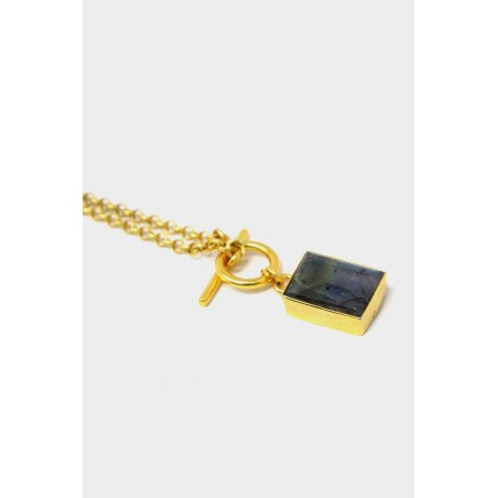 Limited Edition T-Bar Pendant Necklace | Gold New Collection