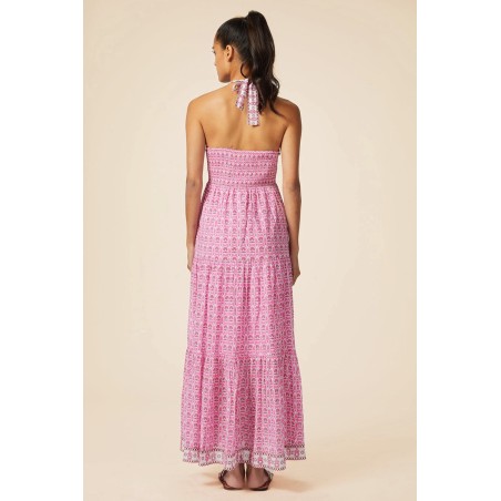 Limited Edition Tabitha Maxi Dress | Pop Flower Pink/White Ready for Shipment