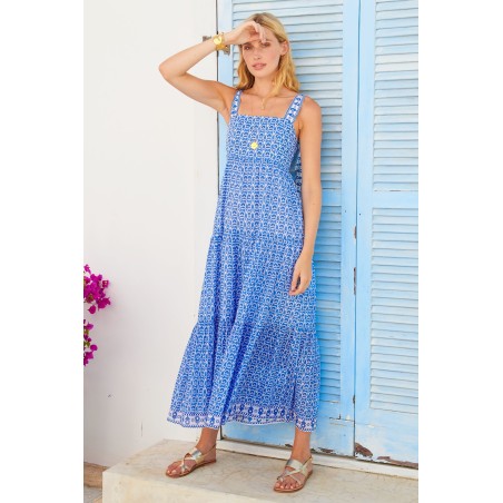 Limited Edition Tabitha Maxi Dress | Pop Flower Blue Fresh Release