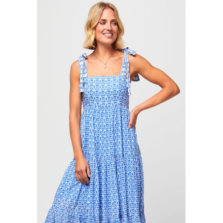 Limited Edition Tabitha Maxi Dress | Pop Flower Blue Fresh Release