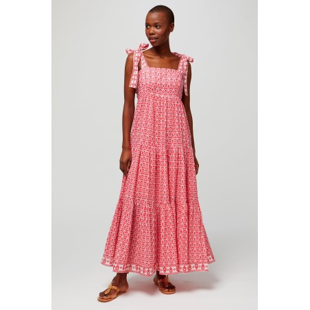 Limited Edition Tabitha Maxi Dress | Pop Flower Coral Limited Stock