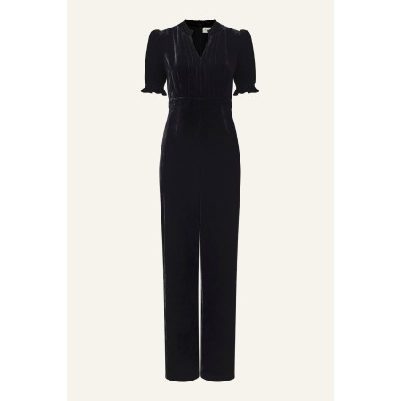 Limited Edition Tallulah Velvet Jumpsuit | Black Immediate Availability