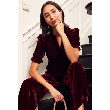 Limited Edition Tallulah Velvet Jumpsuit | Ruby Just Launched