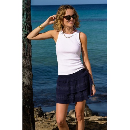 Limited Edition Tamar Skirt | Navy In Stock