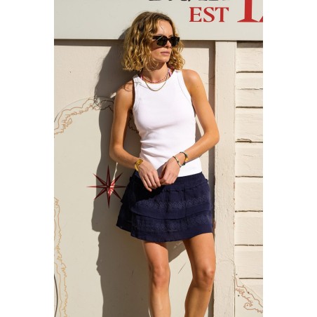 Limited Edition Tamar Skirt | Navy In Stock