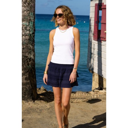 Limited Edition Tamar Skirt | Navy In Stock