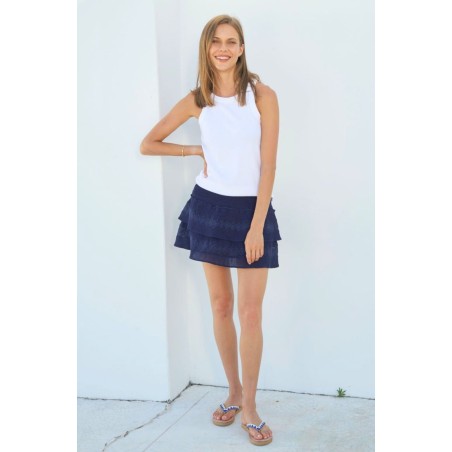 Limited Edition Tamar Skirt | Navy In Stock