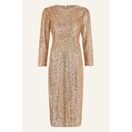 Limited Edition Tasmin Midi Dress | Sequin Champagne Ombre On Hand Now