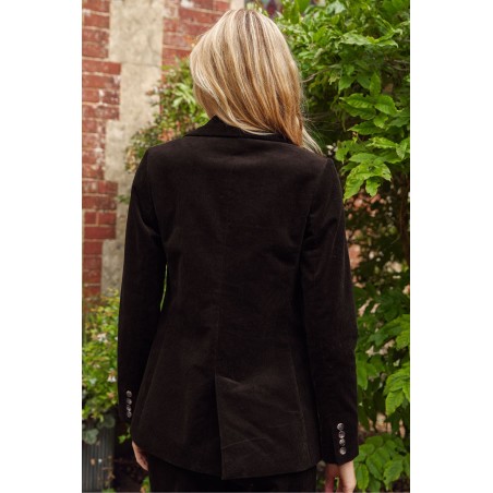 Limited Edition Theresa Stretch Corduroy Blazer | Chocolate Hot New Item