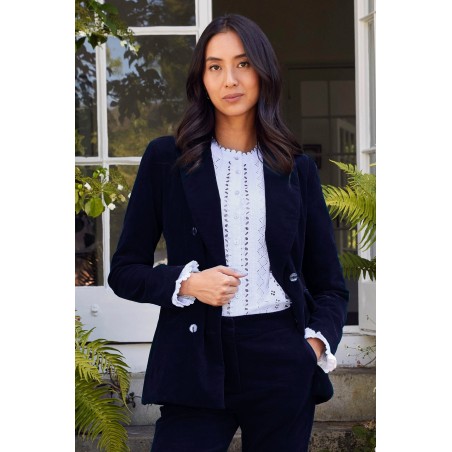 Limited Edition Theresa Stretch Corduroy Blazer | Ink New Collection