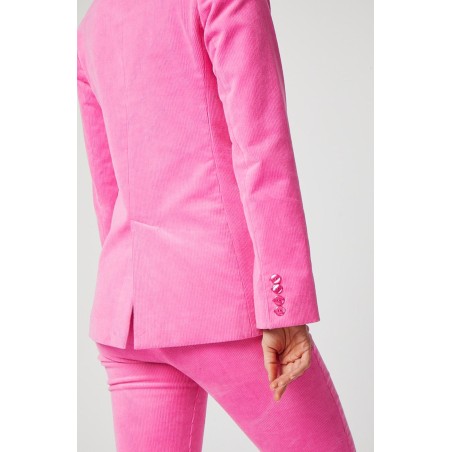 Limited Edition Theresa Stretch Corduroy Blazer | Pink New Stock