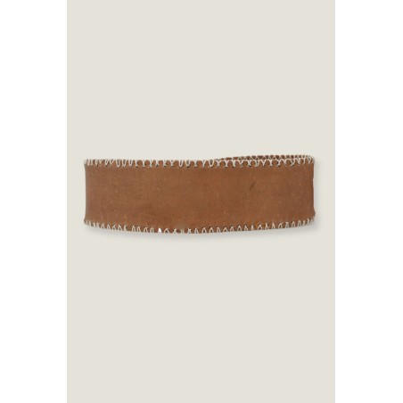 Limited Edition Tie Leather Belt | Tan Just In