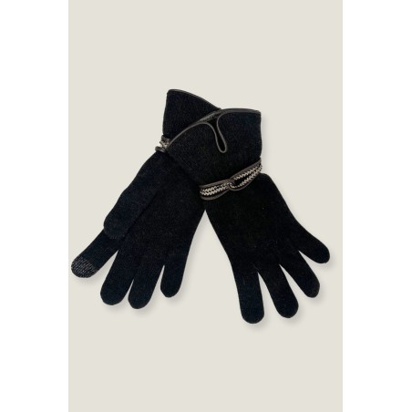 Limited Edition Touchscreen Wool & Cashmere Blend Gloves | Brown/Beige New Release