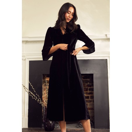 Limited Edition Astrid Velvet Dress | Black Latest Edition