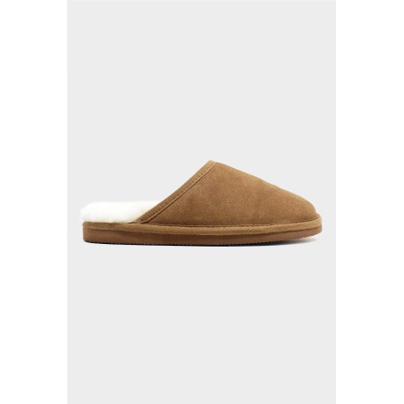 Limited Edition Unisex Sheepskin Scuffs | Camel Ready for Shipment