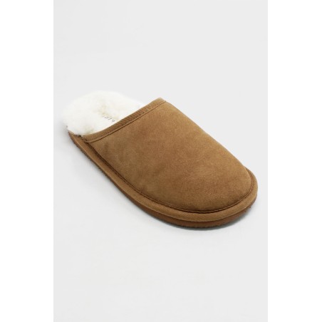 Limited Edition Unisex Sheepskin Scuffs | Camel Ready for Shipment