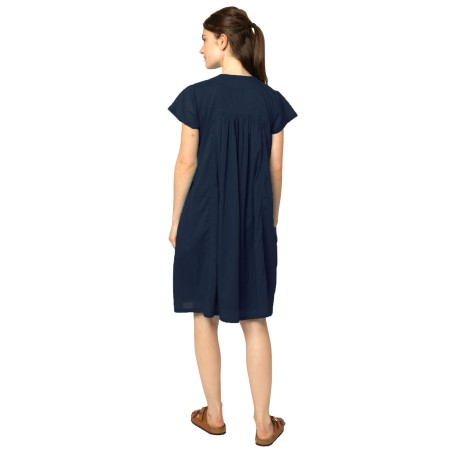 Limited Edition V Neck Swing Dress | Navy Hot New Item