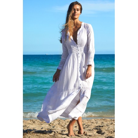 Limited Edition Audrey Lace Maxi Dress | White Immediate Availability