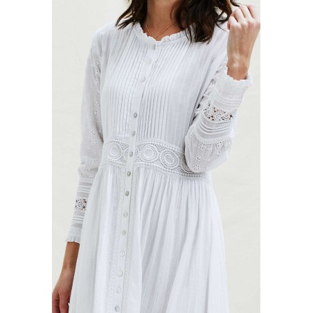 Limited Edition Audrey Lace Maxi Dress | White Immediate Availability