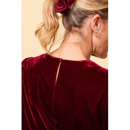 Limited Edition Victoria Velvet Top | Ruby Available for Immediate Shipping