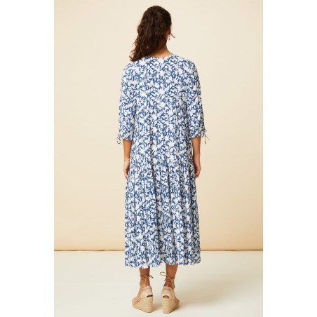 Limited Edition Virginia EcoVero™ Midi Dress | Navy/White Just Launched