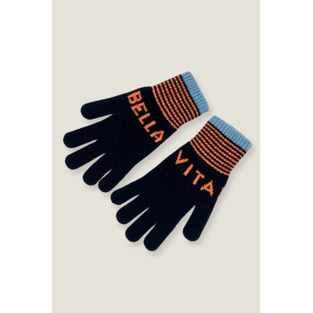 Limited Edition Vita Bella Gloves | Navy/Orange Hot New Item