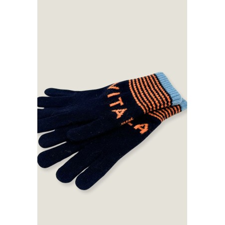 Limited Edition Vita Bella Gloves | Navy/Orange Hot New Item