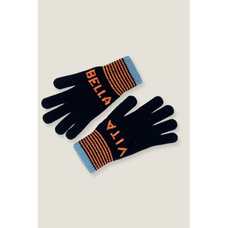 Limited Edition Vita Bella Gloves | Navy/Orange Hot New Item