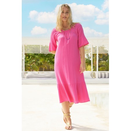 Limited Edition Winnie Dress | Bright Pink Available for Immediate Shipping