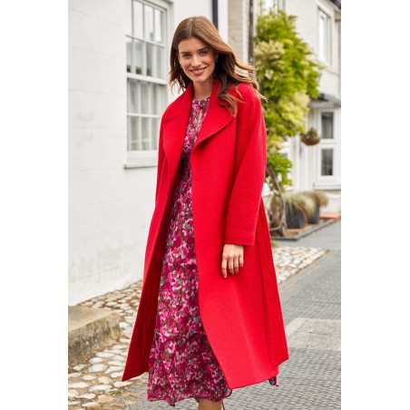 Limited Edition Wool Coat | Red New Stock