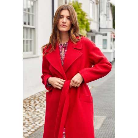 Limited Edition Wool Coat | Red New Stock