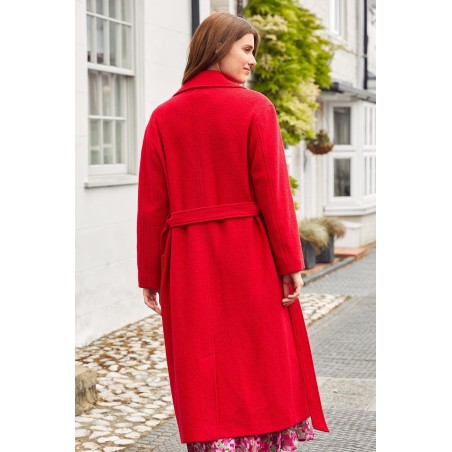 Limited Edition Wool Coat | Red New Stock