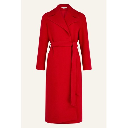 Limited Edition Wool Coat | Red New Stock