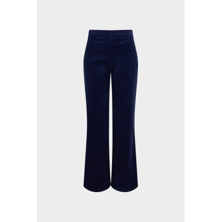 Limited Edition Zola Corduroy Straight Leg Trouser | Atlantic Blue Ready for Shipment