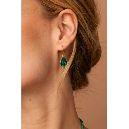 Limited Edition Ava Earrings | Green Ready for Shipment